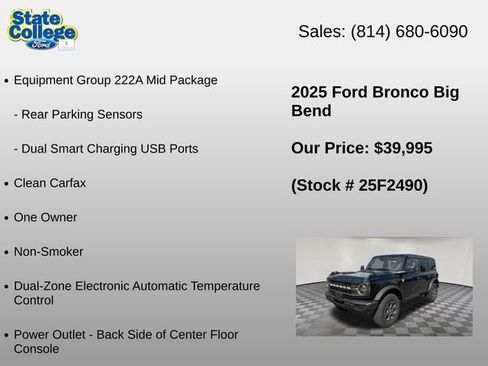 Used 2025 Ford Bronco Big Bend AWD/4WD image 12