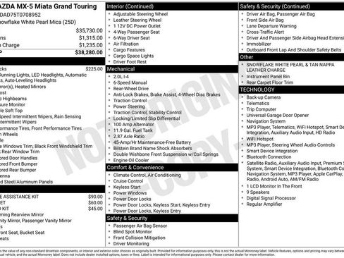 New 2026 MAZDA MX-5 Miata Grand Touring RWD image 33
