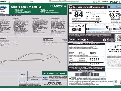 Used 2023 Ford Mustang Mach-E GT AWD/4WD image 5