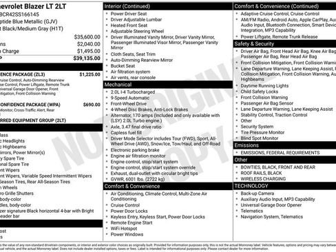 New 2025 Chevrolet Blazer LT w/ Convenience Package image 5