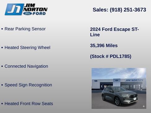 Used 2024 Ford Escape ST-Line w/ Tech Pack #1 FWD image 31