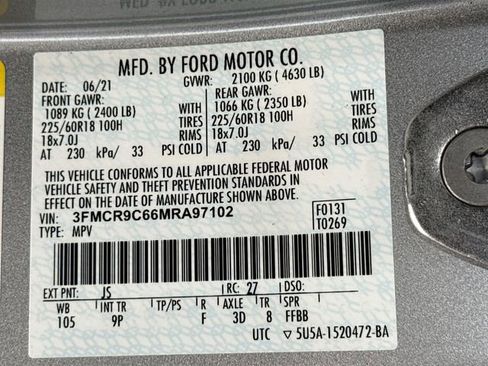 Used 2021 Ford Bronco Sport Outer Banks w/ Outer Banks Package (96D) image 33