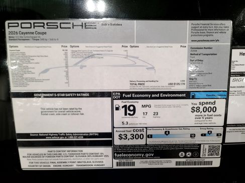 New 2026 Porsche Cayenne Coupe image 36