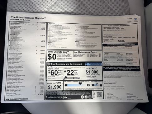 New 2026 BMW X5 xDrive50e w/ M Sport Package AWD/4WD image 25