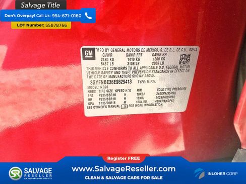 Used 2014 Cadillac SRX Luxury w/ Driver Awareness Package FWD image 17
