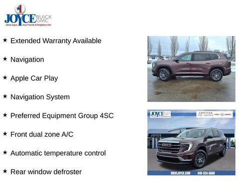Certified 2025 GMC Acadia Elevation image 9