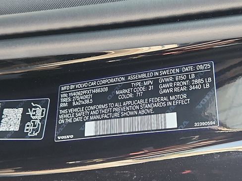 Used 2026 Volvo XC90 B6 Ultra w/ Protection Package AWD/4WD image 26
