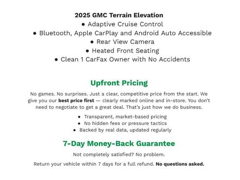 Certified 2025 GMC Terrain Elevation image 2