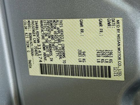 Used 2022 Nissan Altima 2.5 SV FWD image 38