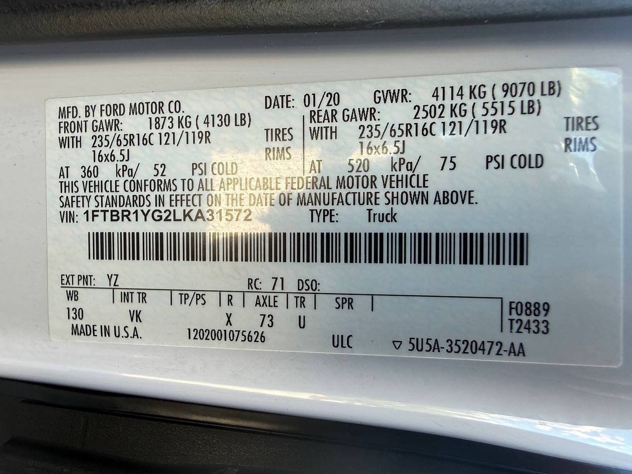 Used 2020 Ford Transit 250 Low Roof RWD image 41