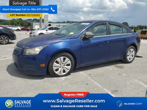 Used 2012 Chevrolet Cruze LS w/ Connectivity Package FWD image 1