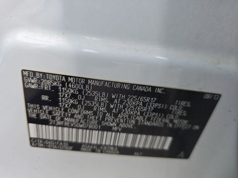 Used 2013 Toyota RAV4 XLE image 35