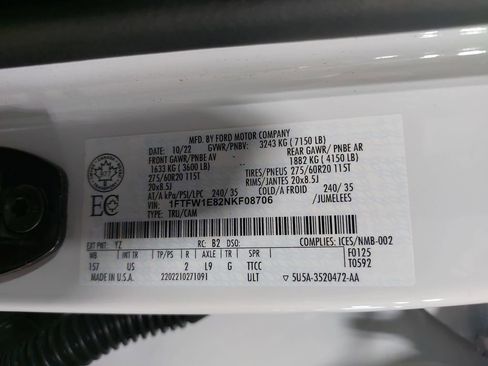 Used 2022 Ford F150 XLT w/ Equipment Group 302A High image 33