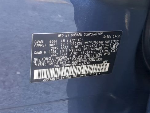 New 2025 Subaru Ascent Bronze Edition image 35