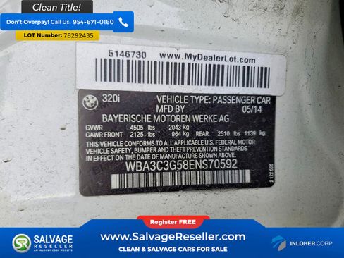 Used 2014 BMW 320i xDrive Sedan image 4