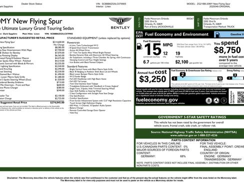 Used 2020 Bentley Flying Spur W12 image 6