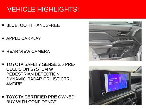 Certified 2025 Toyota Tacoma SR5 AWD/4WD image 9