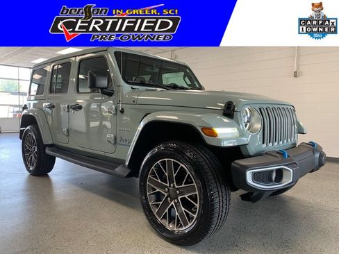 Used 2023 Jeep Wrangler Unlimited Sahara w/ Cold Weather Group AWD/4WD image 1