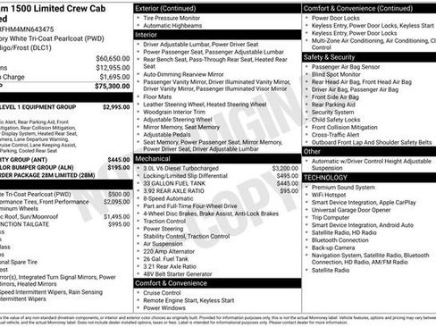 Used 2021 RAM 1500 Limited AWD/4WD image 6