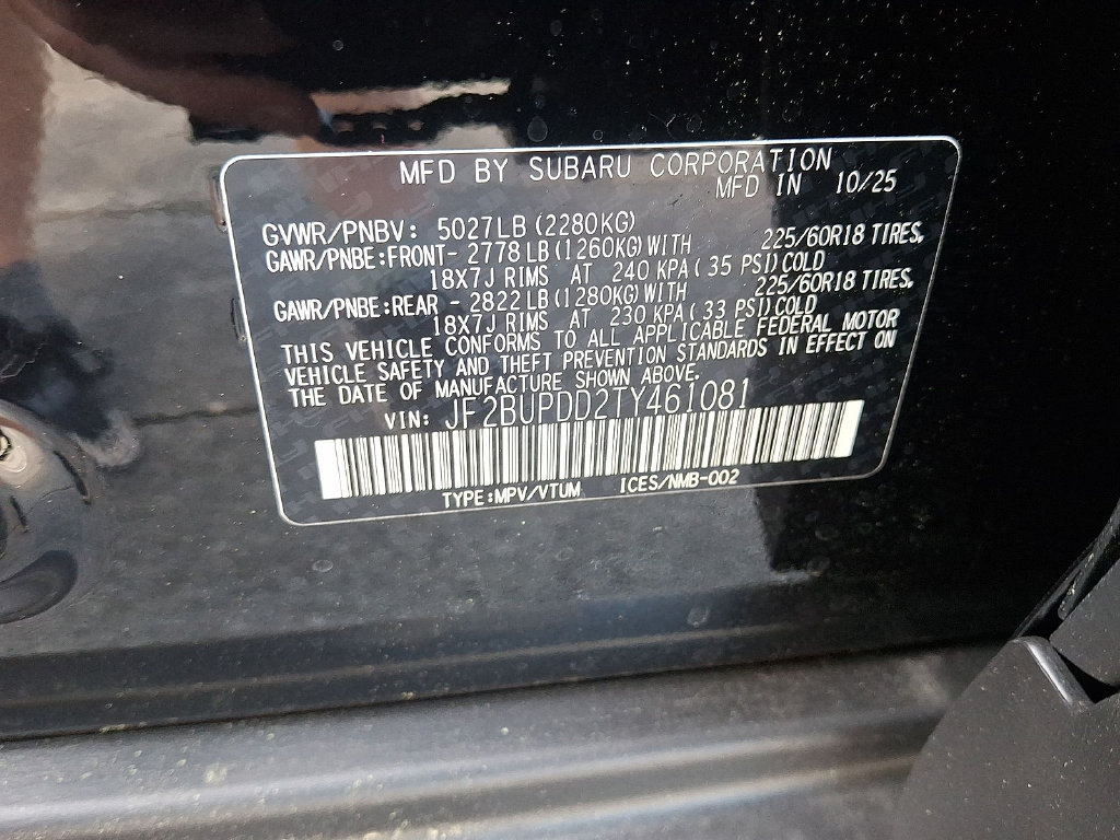 New 2026 Subaru Outback Limited AWD/4WD image 18