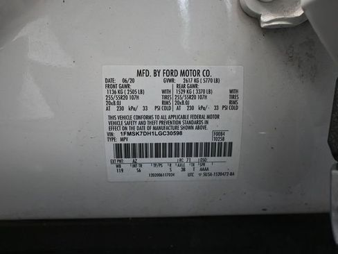 Used 2020 Ford Explorer XLT w/ Equipment Group 202A image 55