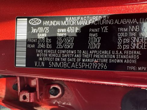 Used 2023 Hyundai Tucson SEL AWD/4WD image 35