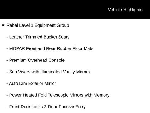New 2026 RAM 2500 Rebel w/ Rebel Level 1 Equipment Group image 7