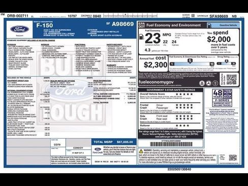 Used 2025 Ford F150 XLT w/ Equipment Group 302A MID image 26