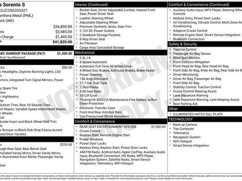 Certified 2025 Kia Sorento S w/ Panoramic Sunroof Package image 10