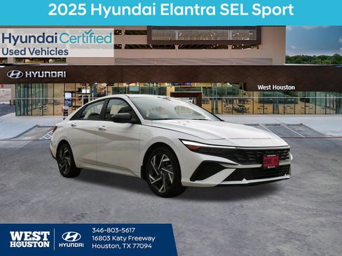 Certified 2025 Hyundai Elantra Sport FWD image 1