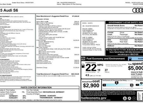 Used 2025 Audi S6 Premium Plus image 6