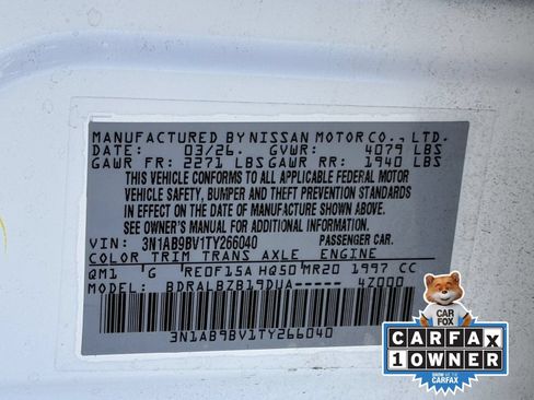Certified 2026 Nissan Sentra S w/ Floor Mat Package FWD image 35