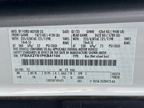 Used 2023 Ford Transit 350 XLT image 35