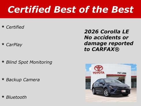 Certified 2026 Toyota Corolla LE FWD image 36