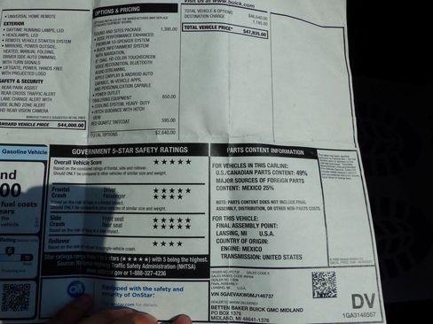 Used 2021 Buick Enclave Essence w/ Sound and Sites Package image 52