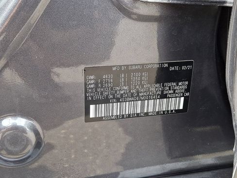 Used 2021 Subaru Legacy Premium w/ Popular Package #1 AWD/4WD image 27