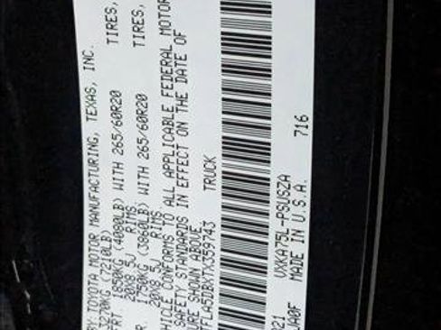 New 2026 Toyota Tundra SR5 image 17