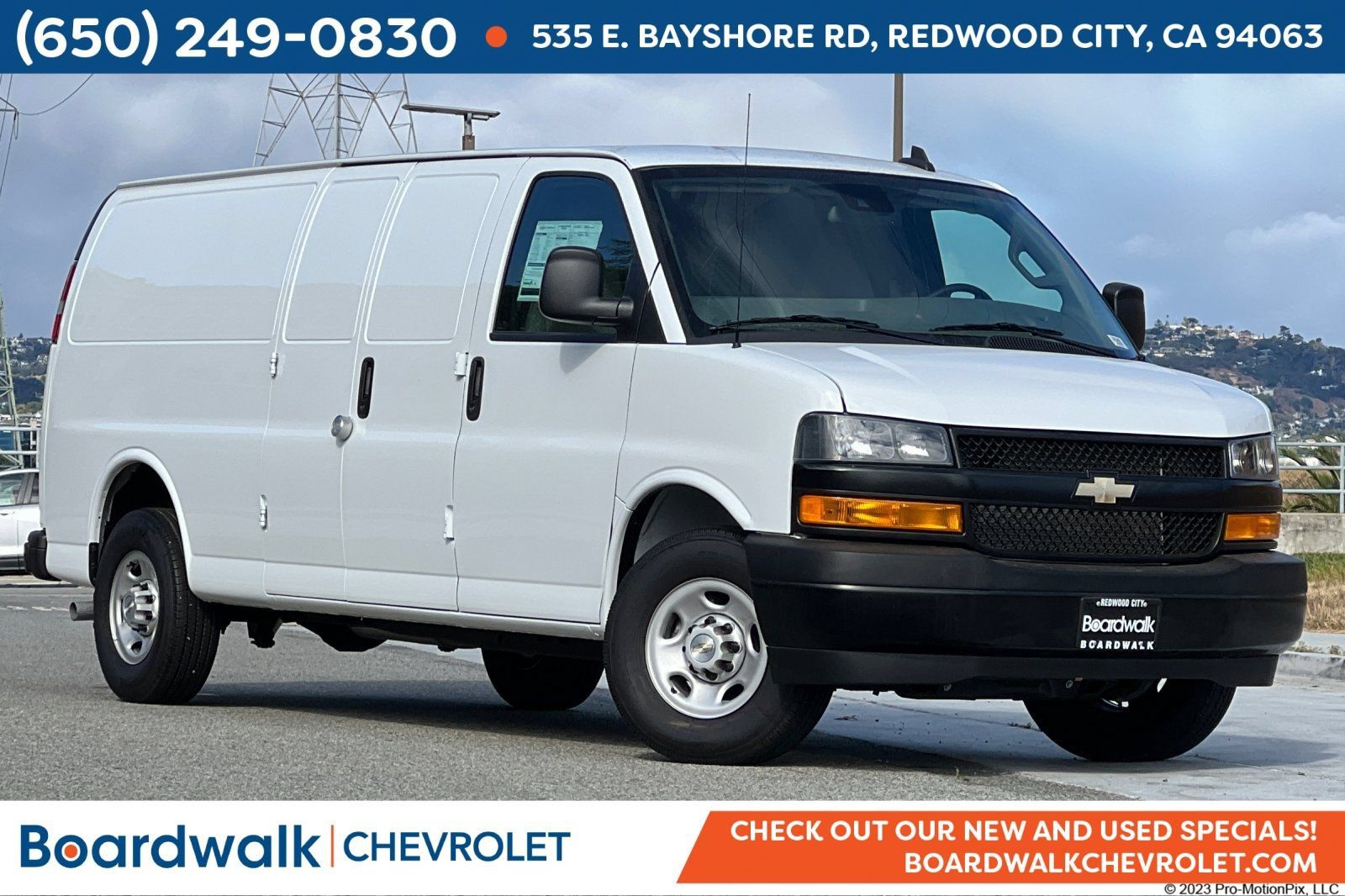 Used 2023 Chevrolet Express 3500 Extended w/ Driver Convenience Package RWD image 1