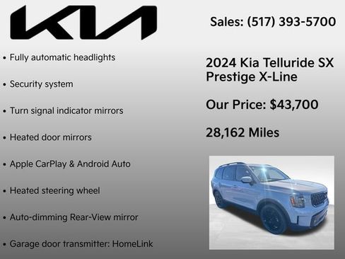 Used 2024 Kia Telluride SX Prestige X-Line AWD/4WD image 12
