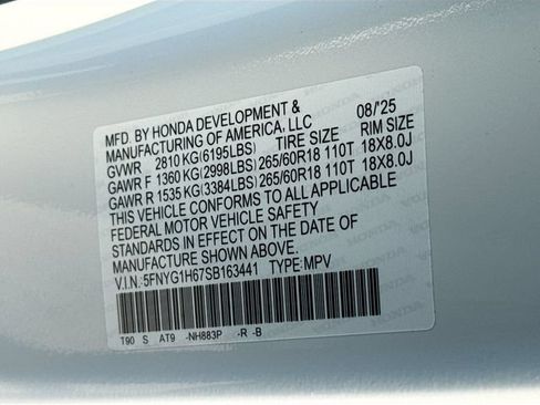 Certified 2025 Honda Pilot TrailSport image 33