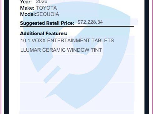 New 2026 Toyota Sequoia Limited w/ Tow Technology Package image 4