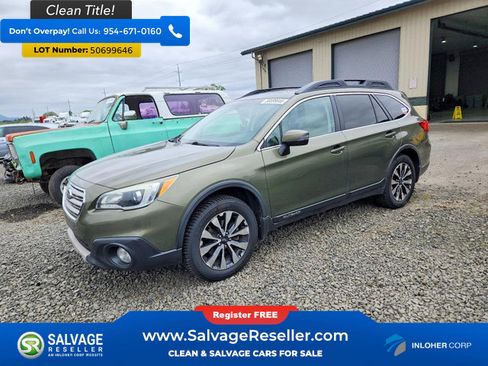 Used 2015 Subaru Outback 2.5i Limited AWD/4WD image 1