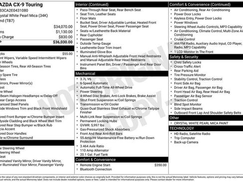 Used 2014 MAZDA CX-9 Touring image 2