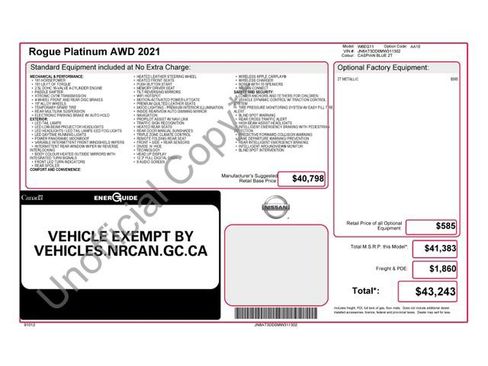 Used 2021 Nissan Rogue Platinum AWD/4WD image 25