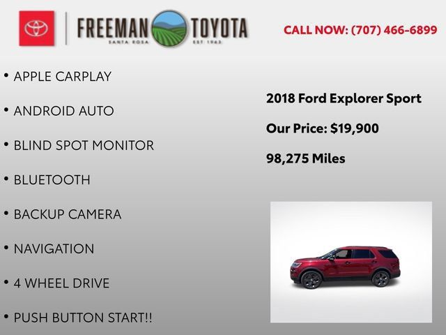 Used 2018 Ford Explorer Sport w/ Equipment Group 401A AWD/4WD image 11