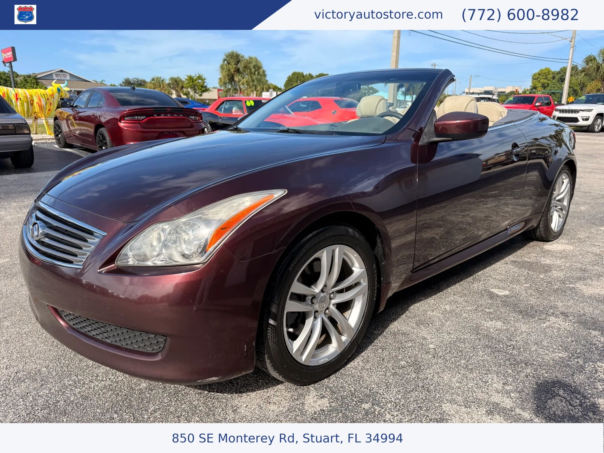 Used 2010 INFINITI G37 Convertible w/ Premium Pkg RWD image 10