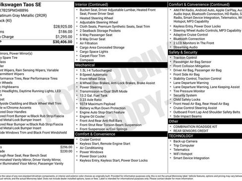 Used 2023 Volkswagen Taos SE image 39
