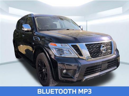 Used 2019 Nissan Armada Platinum w/ Captain's Chairs Package image 2