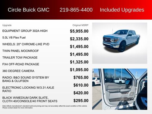 Used 2022 Ford F150 XLT w/ Equipment Group 302A High image 3