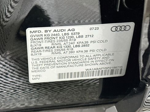 Used 2023 Audi Q5 2.0T Premium AWD/4WD image 12